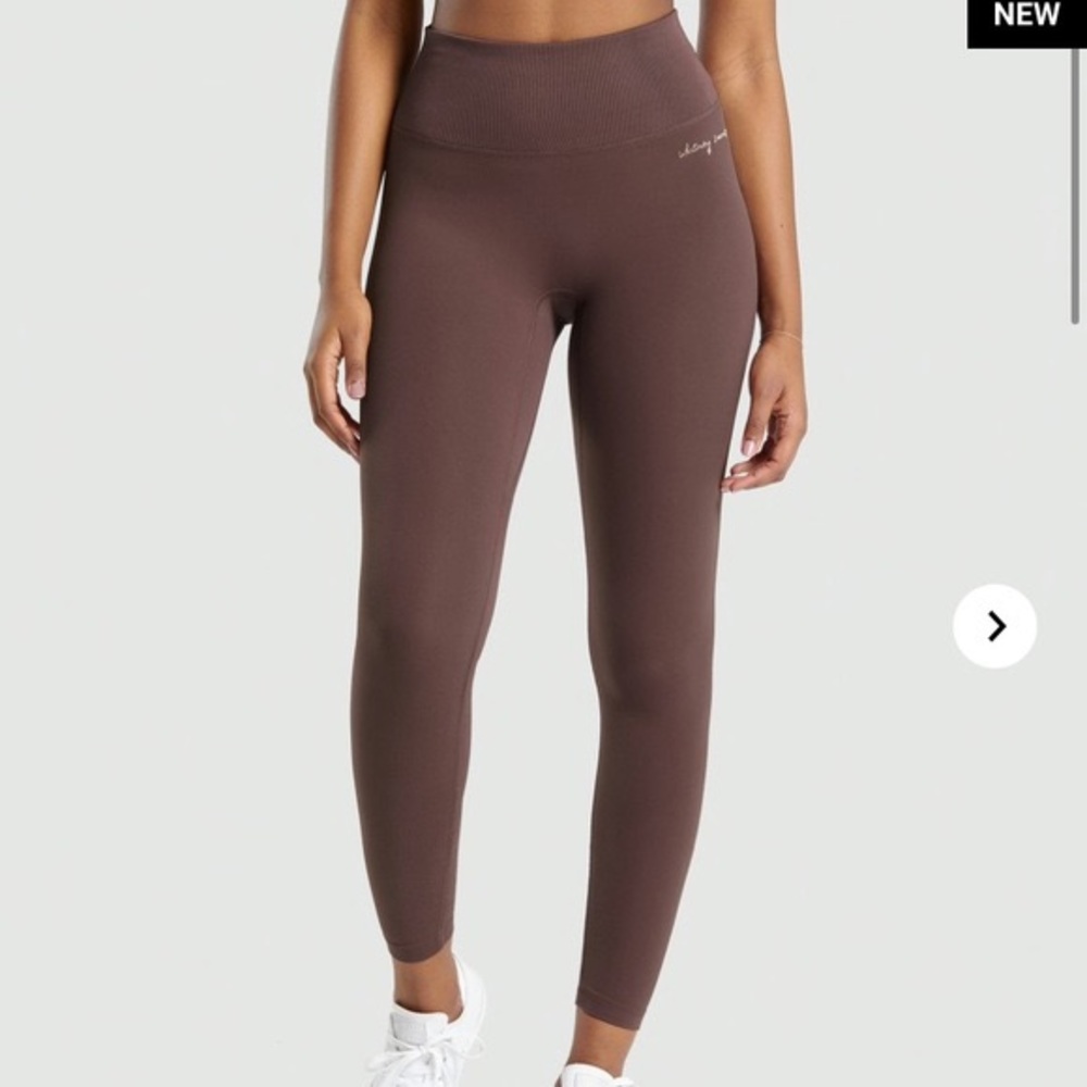Gymshark x Whitney Simmons chocolate legging